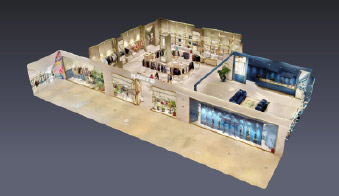 線下店鋪實景復刻